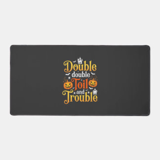 Halloween Double Double Toil and Trouble Hexe Schreibtischunterlage