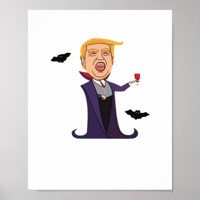 Halloween Dracula Funny Poster (Vorne)
