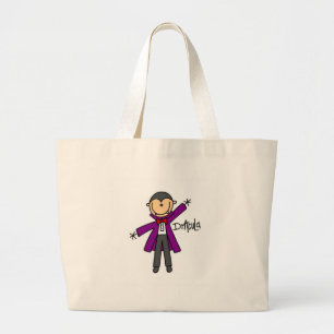 Halloween Dracula Stockfigur-Tasche Jumbo Stoffbeutel