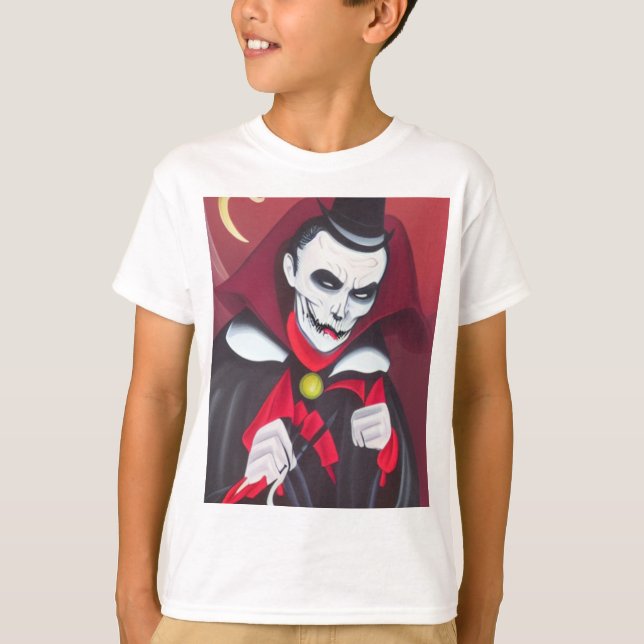 Halloween Dracula T-Shirt (Vorderseite)
