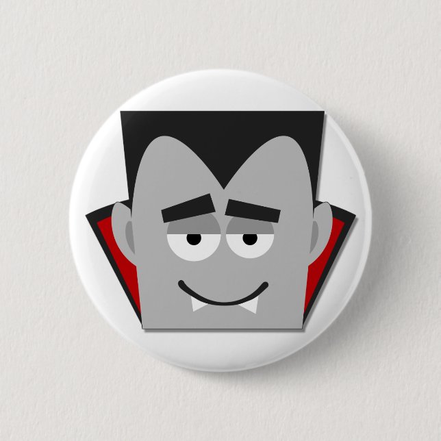 Halloween Dracula T - Shirt und Geschenke Button (Vorderseite)