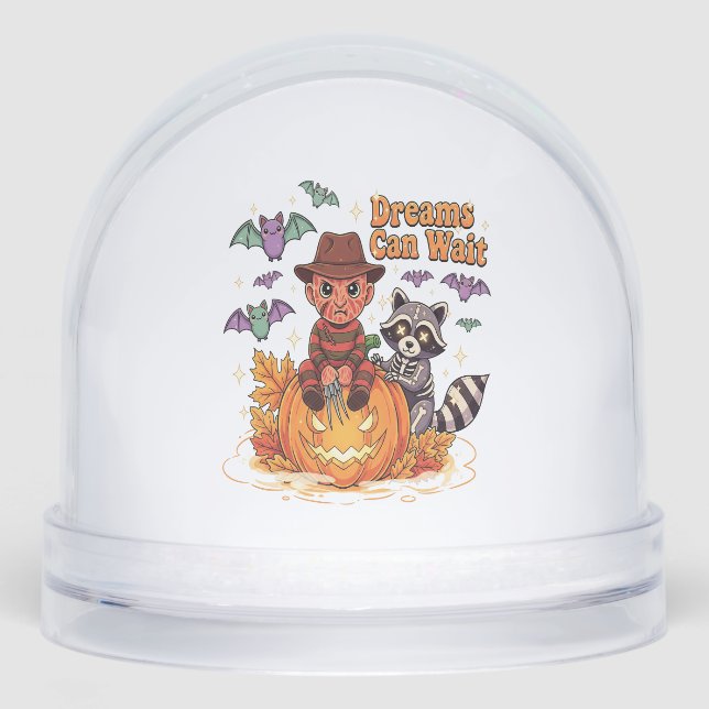 halloween Dream kann Horror Monster warten Schneekugeln (Vorderseite)