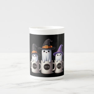 Halloween - Drei niedliche Boojee-Geister Prozellantasse