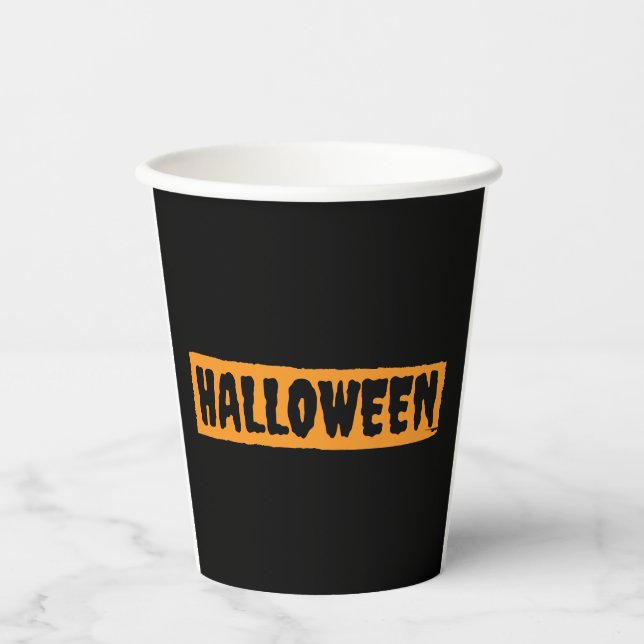 Halloween Drink Party Paper Cup Pappbecher (Vorderseite)