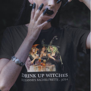 Halloween Drink up Hexen Bachelorette T-Shirt