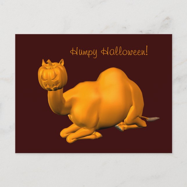 Halloween Dromedary Postkarte (Vorderseite)