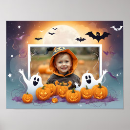 Halloween-Druck deines Lieblingsfotos Poster