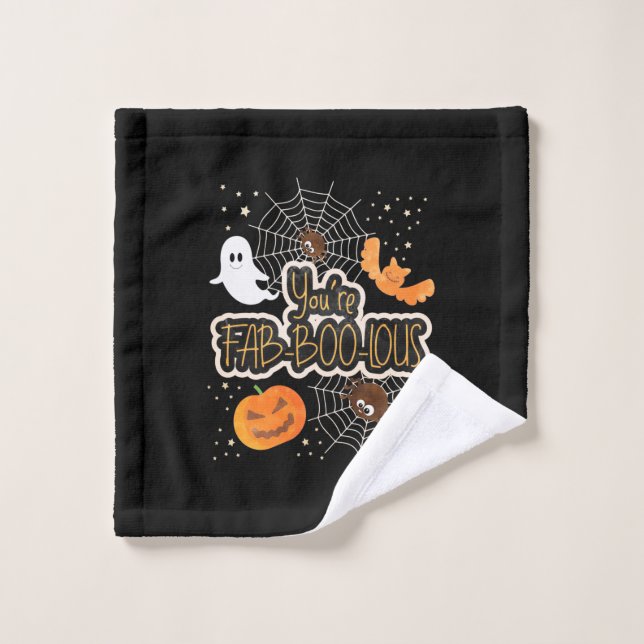 Halloween du bist fabelhaft waschlappen (Waschlappen)
