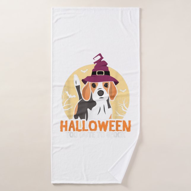 Halloween du chien (Serviette de bain)