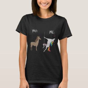 Halloween Du Und Ich Einhorn Süßes Pferd Tanzen T-Shirt