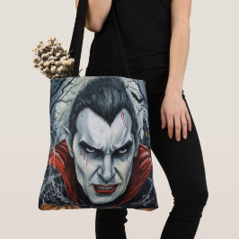 Halloween, Durstiger Vampir, Kürbisfeld  Tasche