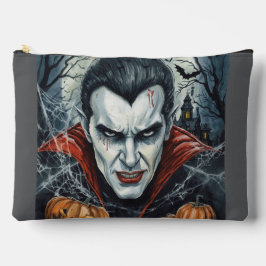 Halloween, Durstiger Vampir, Kürbisfeld  Zubehörtasche