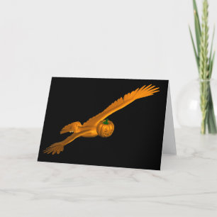 Halloween Eagle Karte