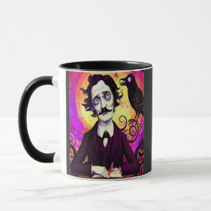 Halloween, Edgar Allen Poe, Raven, Nevermore Tasse