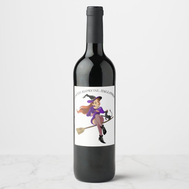 Halloween Edición especilal, pruebalo esquisito Weinetikett (Vorderseite)