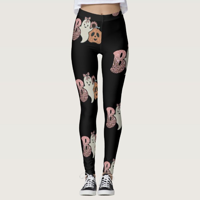 Halloween éffrayant Leggings (Devant)