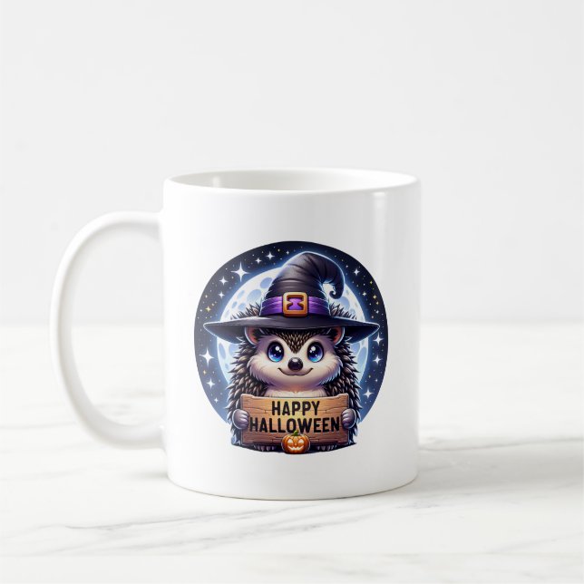 Halloween Egel Kaffeetasse (Links)