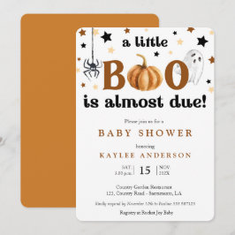 Halloween ein kleines Baby Duschbad Einladung