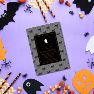 Halloween eine kleine Boo Coquette Babydusche Einladung