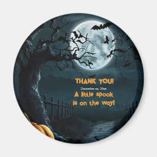 Halloween Eine kleine gruselige Kürbis-Baby-Party Magnet