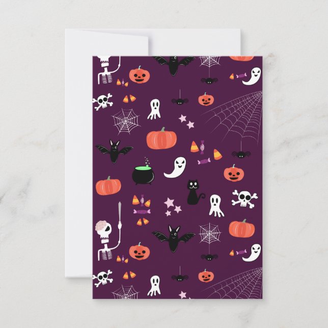 Halloween Einladung (Vorderseite)
