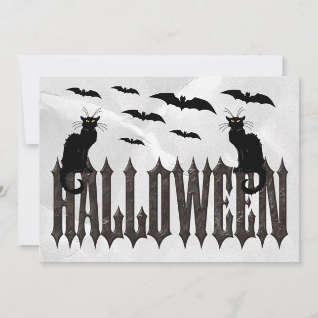Halloween Einladung (Vorderseite)