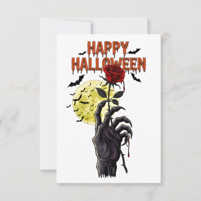halloween einladung (Vorderseite)