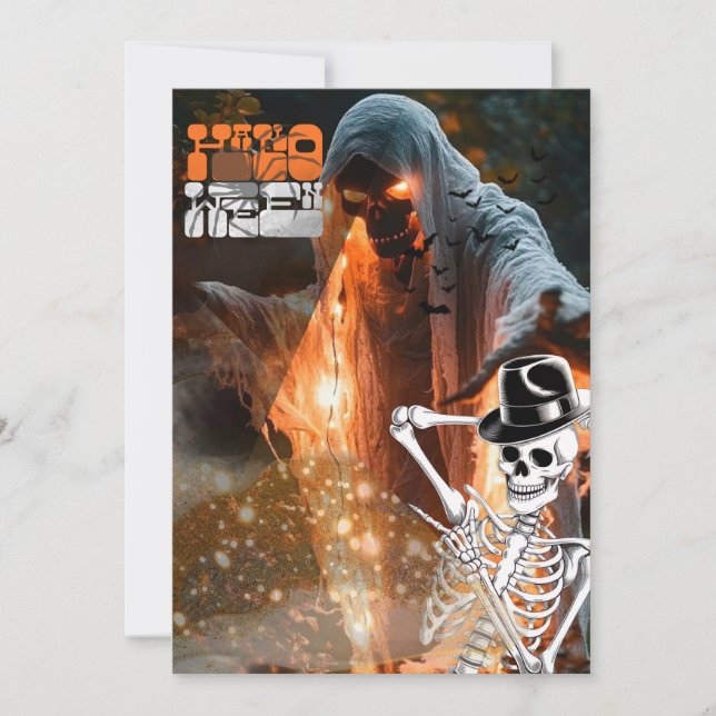 Halloween Einladung (Vorderseite)