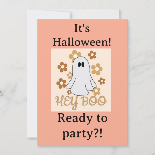 Halloween Einladung (Vorderseite)