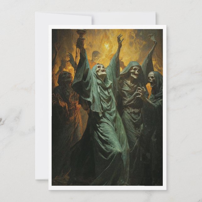 Halloween-Einladung Einladung (Vorderseite)