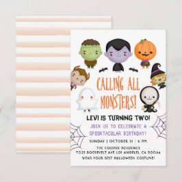 Halloween-Einladung Einladung
