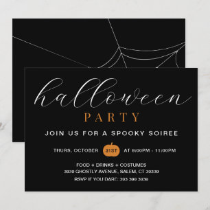 Halloween Einladung für Erwachsene, Halloween-Part