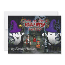 Halloween-Einladung für Kinder