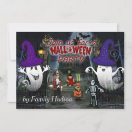 Halloween-Einladung für Kinder Einladung