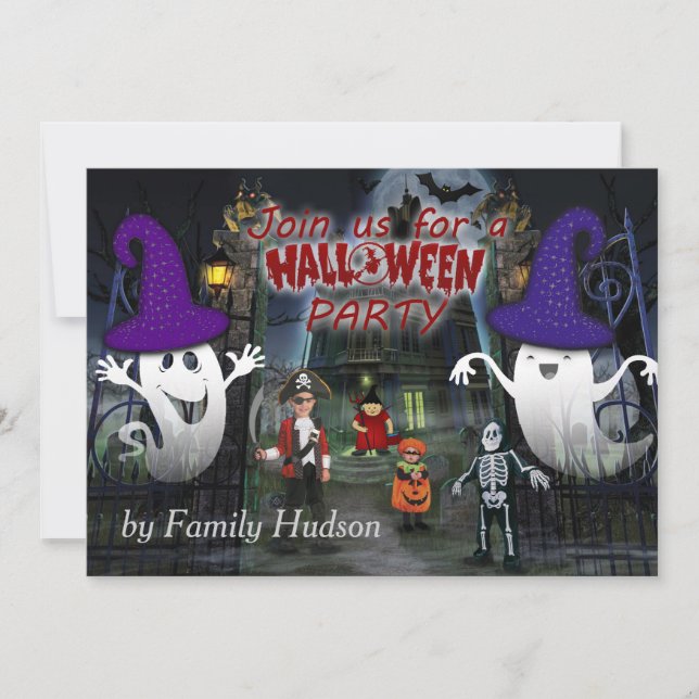 Halloween-Einladung für Kinder Einladung (Vorderseite)