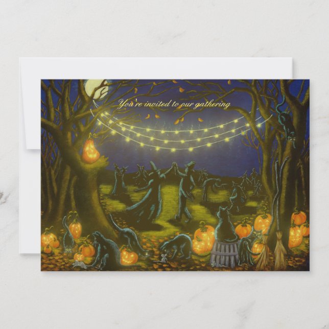 Halloween-Einladung/Party/Hochzeitseinladung Einladung (Vorderseite)