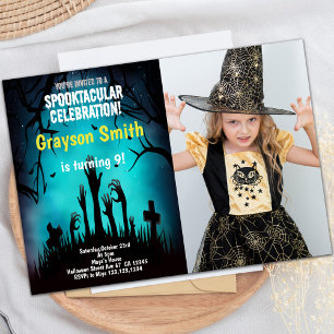 Halloween Einladungen mit Foto