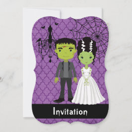 Halloween-Einladungs-Braut Frankensteins Einladung