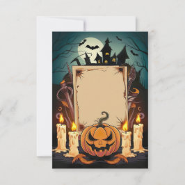 Halloween-Einladungskarte Einladung