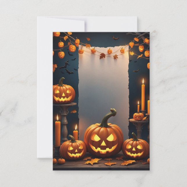 Halloween-Einladungskarte Einladung (Vorderseite)
