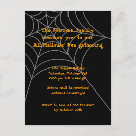 Halloween-Einladungskarte Einladungspostkarte