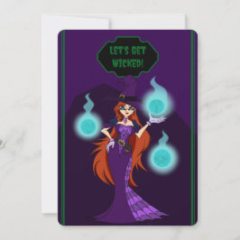 Halloween-Einladungskarte Save The Date