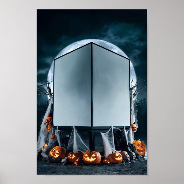 Halloween-Einladungsposter Nr. 2 Poster (Vorne)