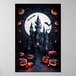 Halloween-Einladungsposter Nr. 4 Poster