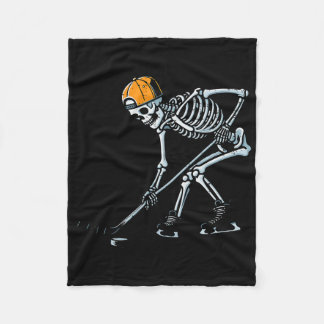 Halloween-Eishockey-Skelett-Kostüm Jungen Kinder Y Fleecedecke