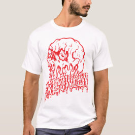 halloween eiskelett beängstigende nacht T-Shirt