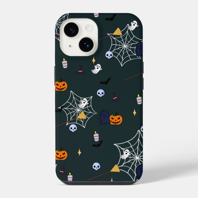 Halloween Elements Phone Case iPhone 14 Hülle (Rückseite)