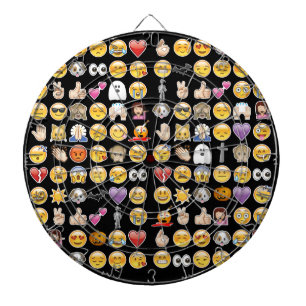 Halloween-Emoji Dartscheibe