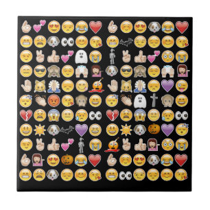 Halloween-Emoji Fliese