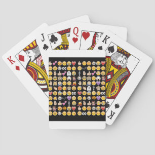 Halloween Emoji Spielkarten